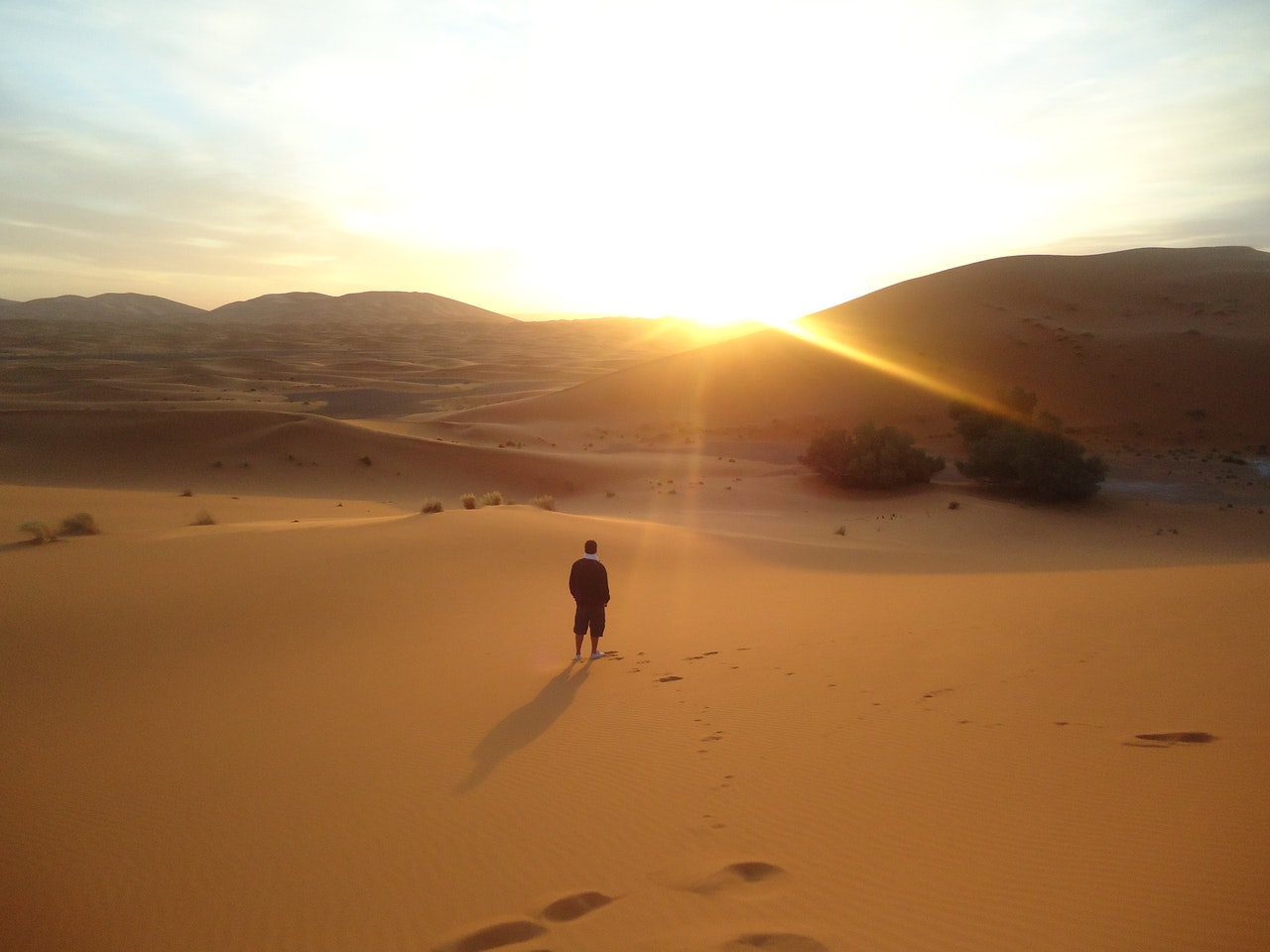 Caminho no deserto